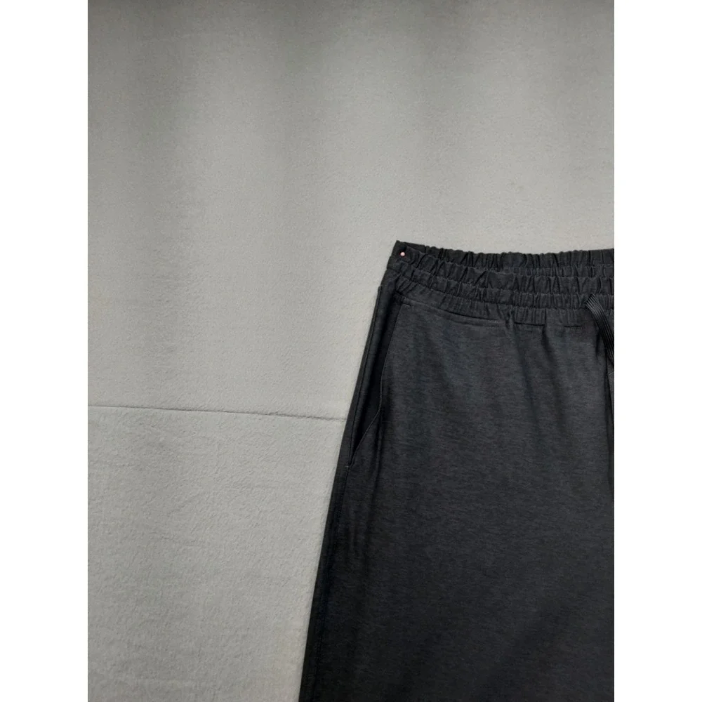 Outdoor Voices Men Sweatpant L Black Elastic Waist Drawstring Stretch Activewear